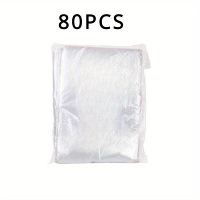 80 Bolsas Desechables para Remojo de Pies, Bañera Pedicura, Cubetas Antimicrobianas para Spa de Pies, Bolsas Plásticas para Remojar Pies