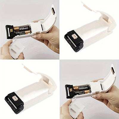 1pc Mini Sellador de Bolsas: Sellador de Bolsas Térmico Portátil para Almacenamiento de Bolsas de Plástico y Cocina Casera - Funciona con Pilas, Voltaje de Funcionamiento ≤36V, Pilas no Incluidas