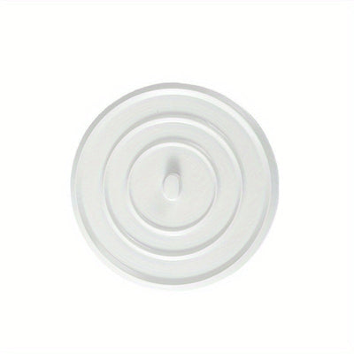1 tapón de silicona plano con ventosa para lavabo - Diseño multipétalos, tapón para drenaje de bañera, atrapapelos para ducha, baño y lavabo - Resistente, fácil de limpiar, ajuste perfecto, herramienta antiatascos
