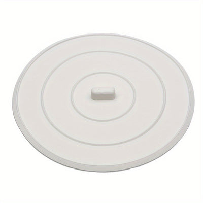 1 tapón de silicona plano con ventosa para lavabo - Diseño multipétalos, tapón para drenaje de bañera, atrapapelos para ducha, baño y lavabo - Resistente, fácil de limpiar, ajuste perfecto, herramienta antiatascos