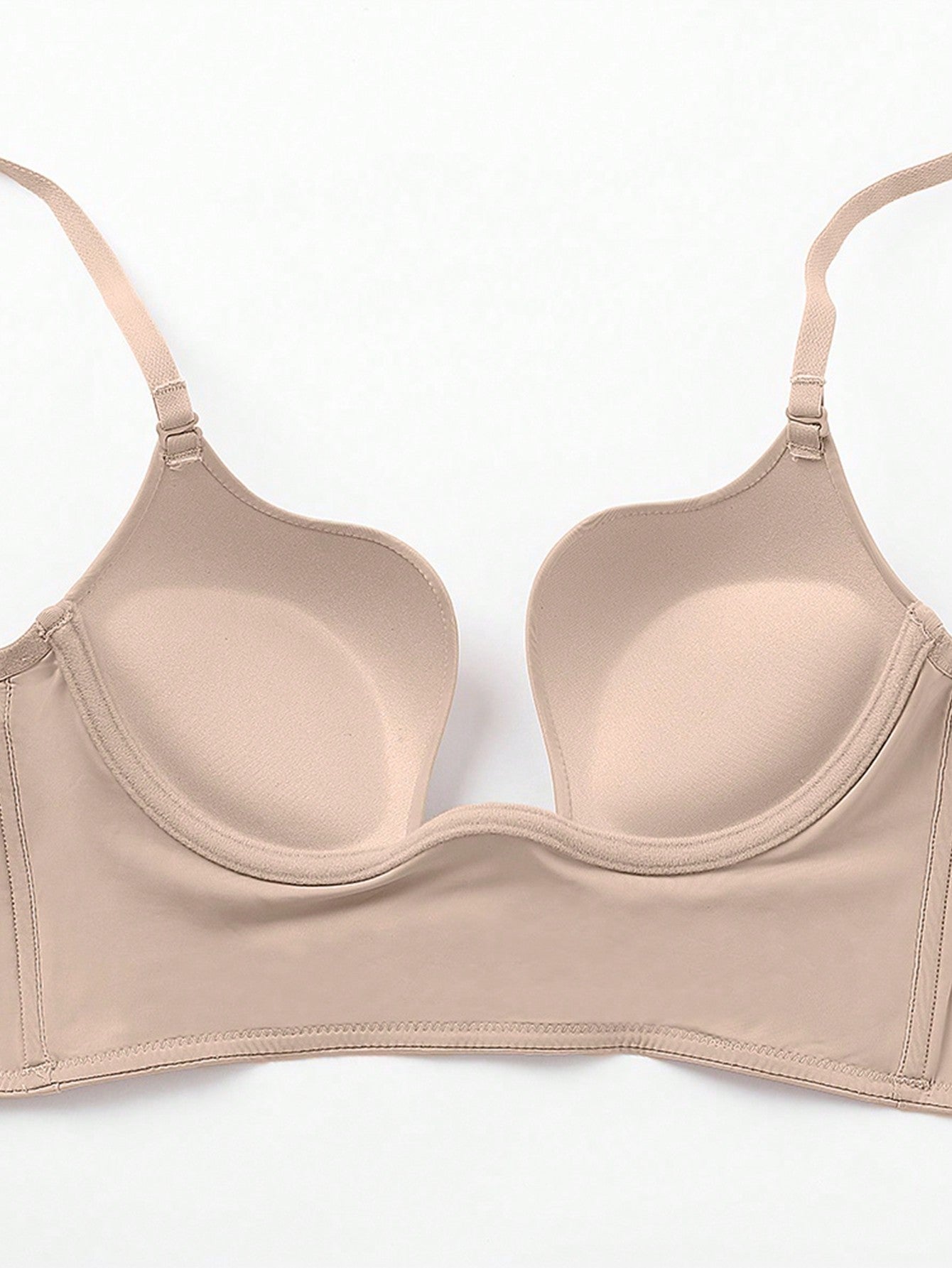 Sujetador De Espalda Descubierta Para Mujer, Sin Rastro, Con Tirantes Ajustables Y Sexy
