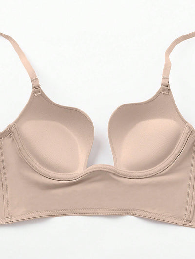Sujetador De Espalda Descubierta Para Mujer, Sin Rastro, Con Tirantes Ajustables Y Sexy