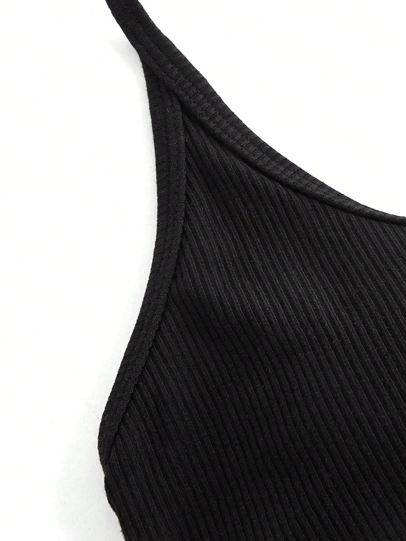 Leisure Sujetador con estampado de letra halter