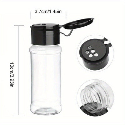 8/16 frascos para especias, botes para condimentos de barbacoa, saleros y pimenteros, dispensador de condimentos, accesorios de cocina