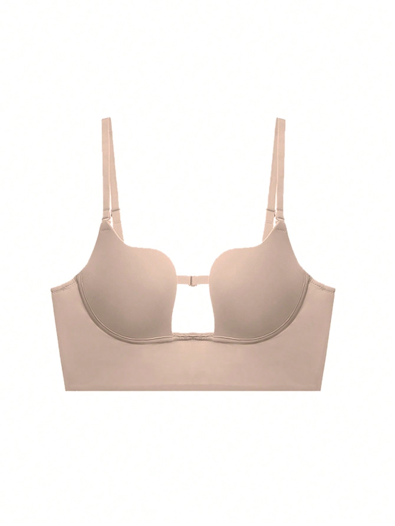Sujetador De Espalda Descubierta Para Mujer, Sin Rastro, Con Tirantes Ajustables Y Sexy