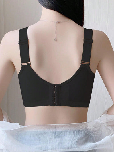 Sujetador Sin Alambre Push-up Para Mujer, Previene La Flacidez Y Junta Hacia El Centro