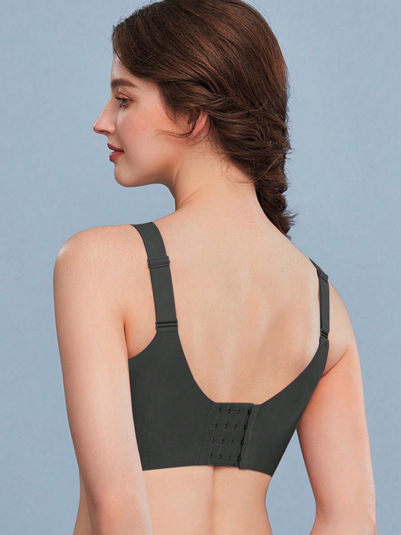 Comodo Sin Anillo De Acero Para Deportes/dormir/yoga/correr, Transpirabe/antiarrugas, Estilo Delgado, Adecuado Para Pechos Grandes Y Pequenos
