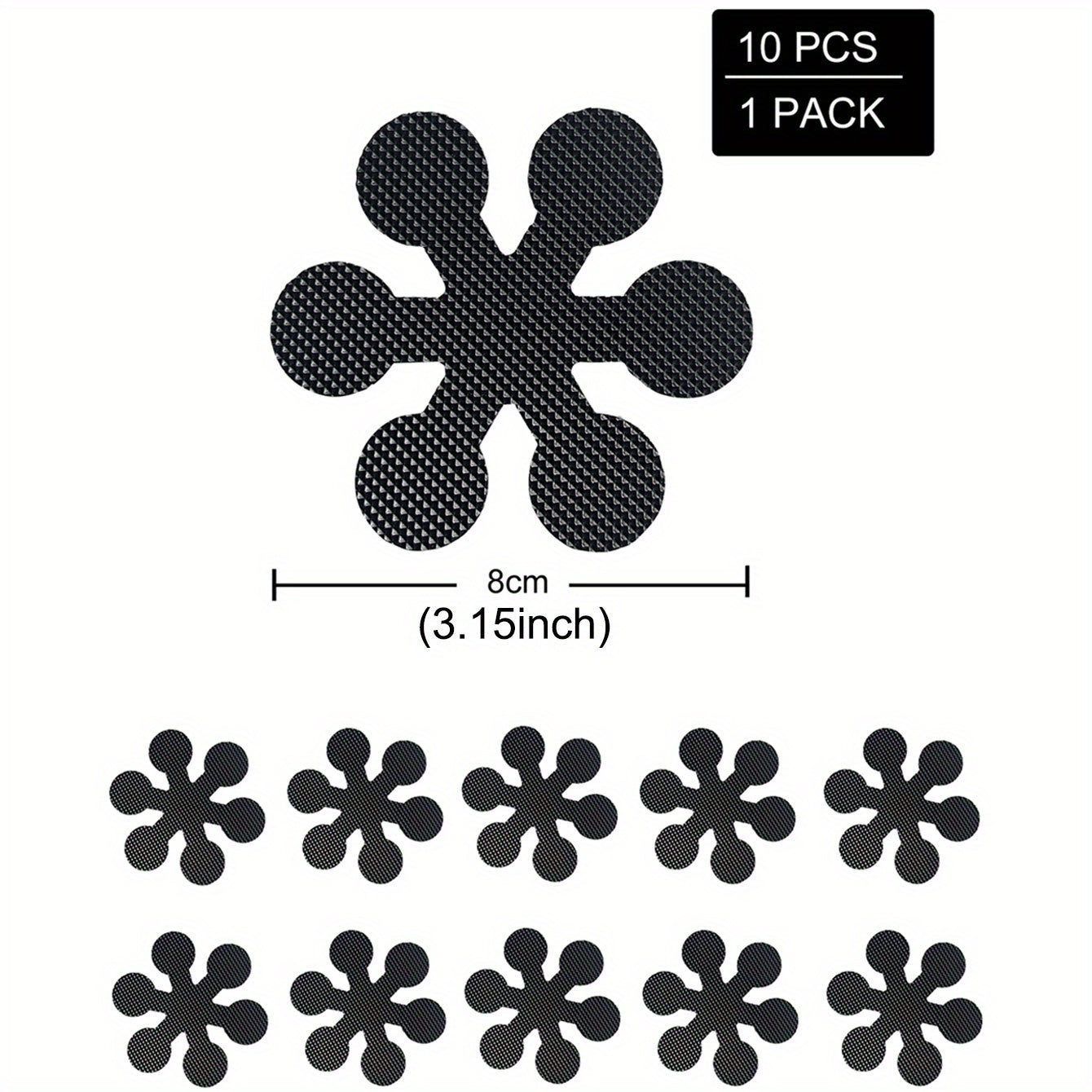 12 calcomanías antideslizantes para bañera con forma de flor, elegantes pegatinas de seguridad para el baño, fácil instalación, pegatinas adhesivas