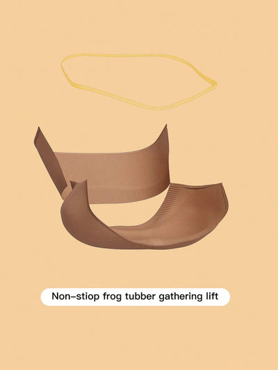 1 pieza Sujetador de pecho sin tirantes para mujer, atractivo sujetador trasero sin alambre para damas, estilo europeo y americano