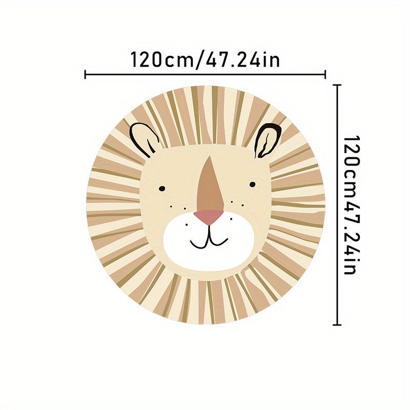 Alfombra de peluche suave antideslizante para dormitorio, sala o clóset, diseño cartoon, 1000g/m², lavable, imitación