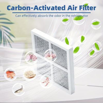 1 Paquete De 4/6 Unidades, Filtros De Aire De Repuesto Para Refrigerador Lt120F, Compatibles Con Lg Kenmore Elite, Reemplazan 46-9918, 469918, 9918, Adq73214402, Adq73214403, Adq73214404, Adq73334008 Lmxs30776S Hf17