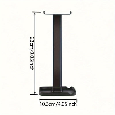 Soporte universal para auriculares, estante de exhibición de escritorio multifunción, soporte desmontable para teléfono móvil y tableta, accesorio de almacenamiento para el hogar y la oficina no eléctrico.