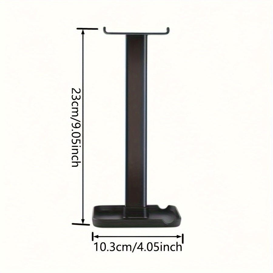Soporte universal para auriculares, estante de exhibición de escritorio multifunción, soporte desmontable para teléfono móvil y tableta, accesorio de almacenamiento para el hogar y la oficina no eléctrico.