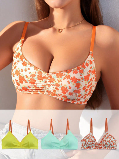 Sujetador para mujeres simple y comodo con diseno plegable