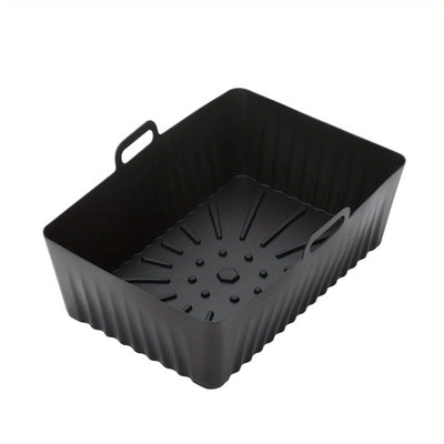 Revestimientos de Silicona para Freidora de Aire (21.49cm), Cuencos para Cestas, Bandejas de Horneado Reutilizables, Accesorios para Horno