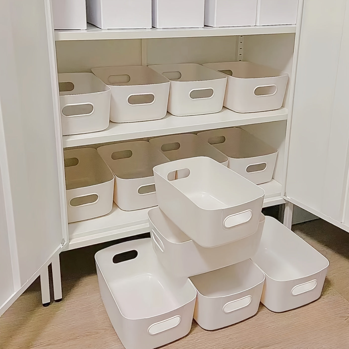 10pcs Caja de Almacenamiento, Caja de Almacenamiento de Escritorio, Caja de Almacenamiento de Cosméticos para el Hogar, Cesta de Almacenamiento de Snacks Diversos para Baño, Cocina y Dormitorio, Suministros para el Hogar