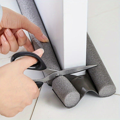 Sello de puerta flexible para ahorrar energía: reduce ruido, bloquea plagas, tira de aislamiento fácil de instalar - 93cm/36.61in