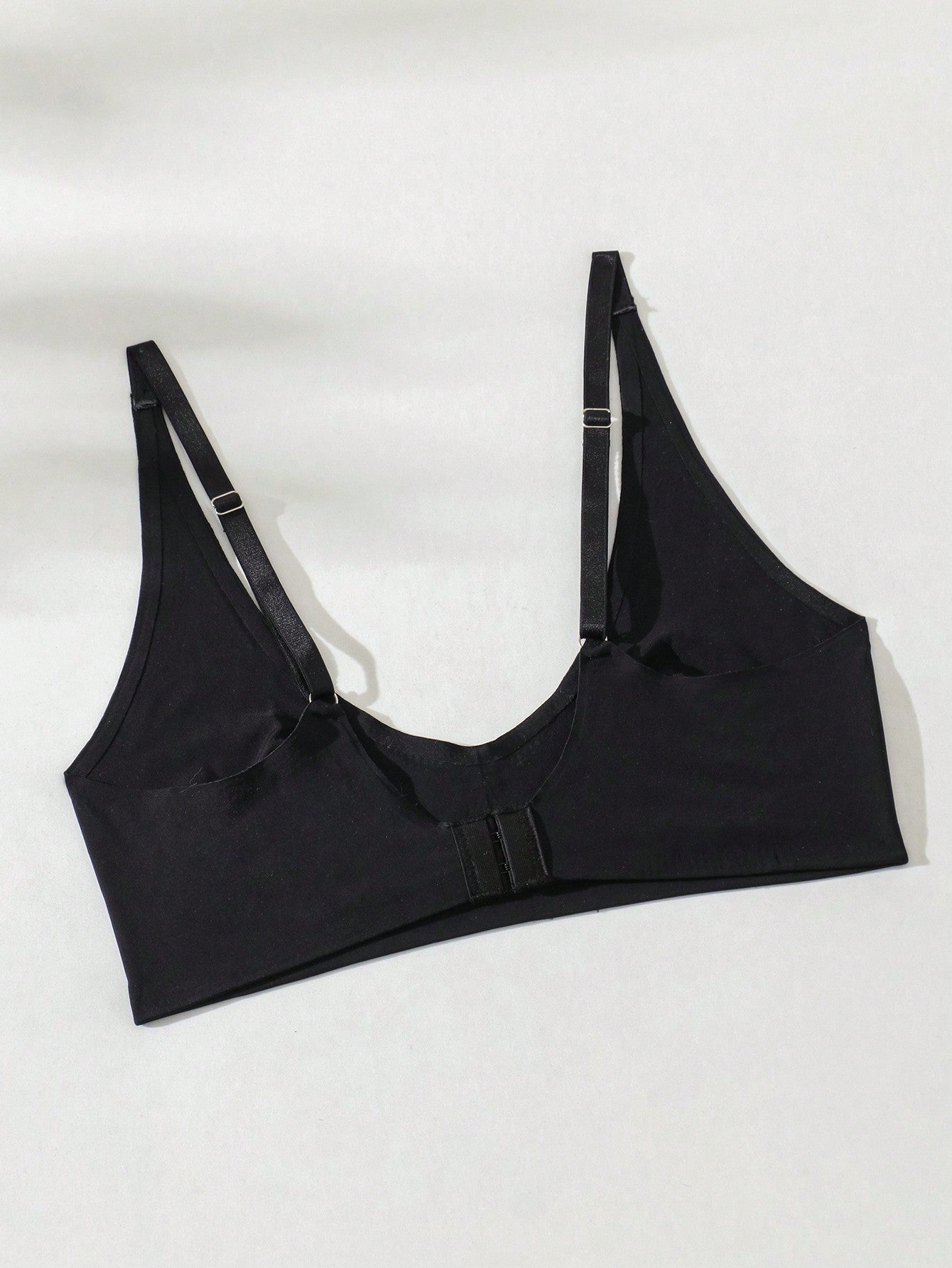 Sujetador de unicolor sin costuras para mujeres comodo