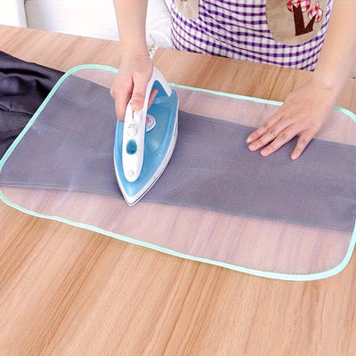 1 cubierta para tabla de planchar de malla, resistente a altas temperaturas, alfombrilla de malla para ropa, malla aislante para planchar, tela de malla para el hogar, almohadilla de planchado, red de planchado, protector térmico, color al azar, organiza