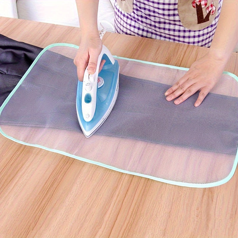 1 cubierta para tabla de planchar de malla, resistente a altas temperaturas, alfombrilla de malla para ropa, malla aislante para planchar, tela de malla para el hogar, almohadilla de planchado, red de planchado, protector térmico, color al azar, organiza