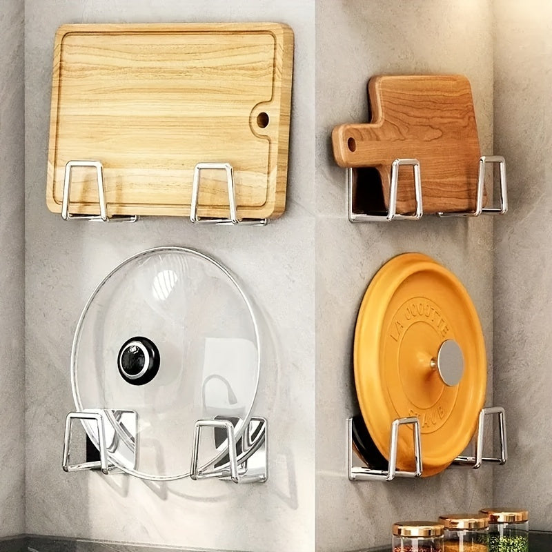 Juego de Organizadores de Cocina y Baño de Acero Inoxidable - 2/4/6 piezas, Incluye Rejilla de Desagüe para Fregadero y Soporte para Esponja con Ganchos para Suministros de Limpieza, Acabado Pulido, Diseño Montado en la Pared, Ideal para Navidad