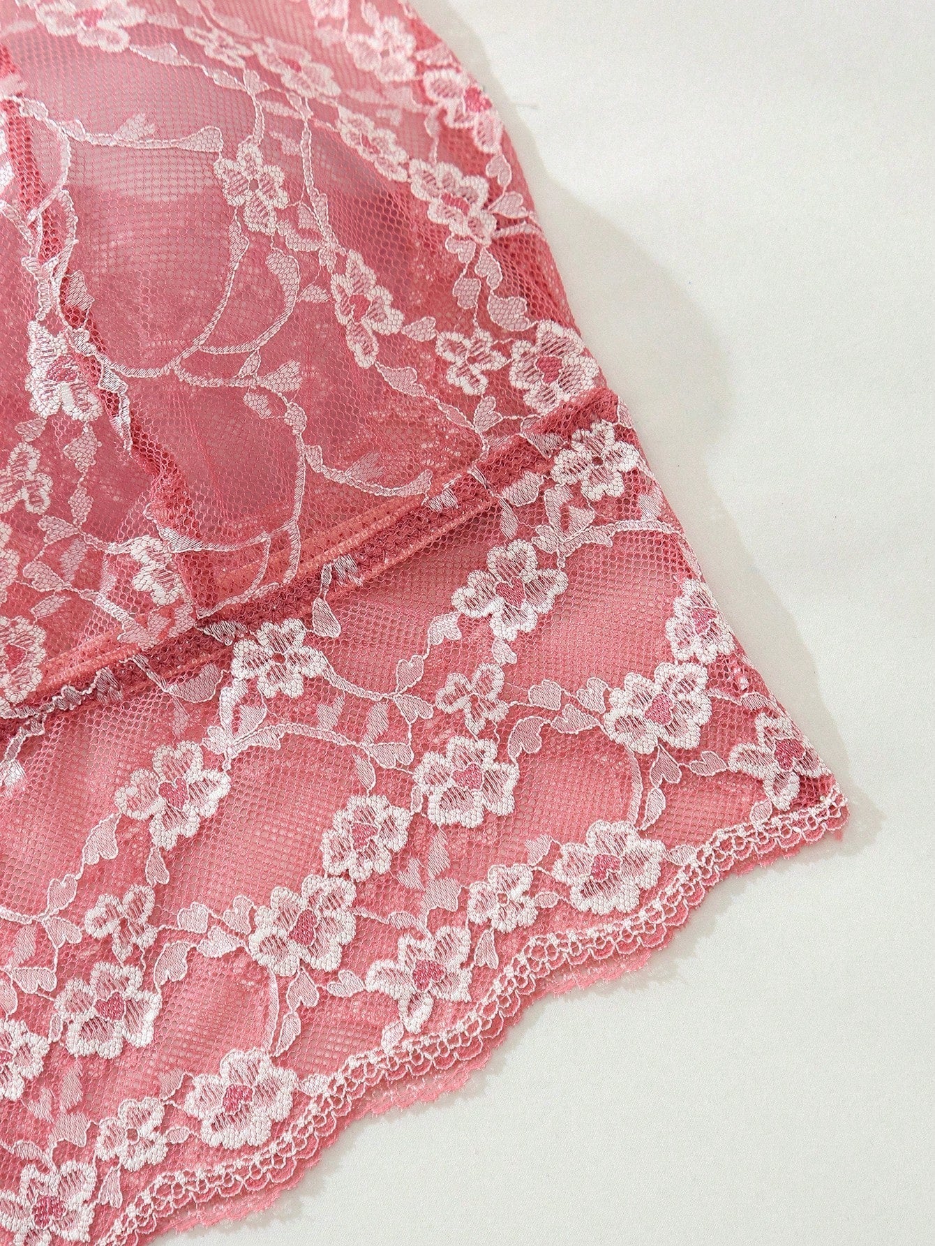 Sujetador de encaje de moda para mujer con diseno floral