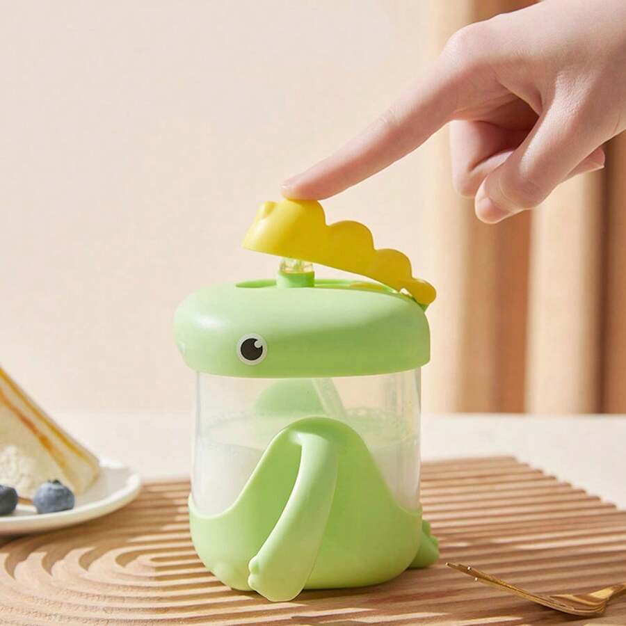 VASO ENTRENADOR PARA BEBÉ CON DISEÑO DE DINOSAURIO 300ML 35157-9 MUNBE