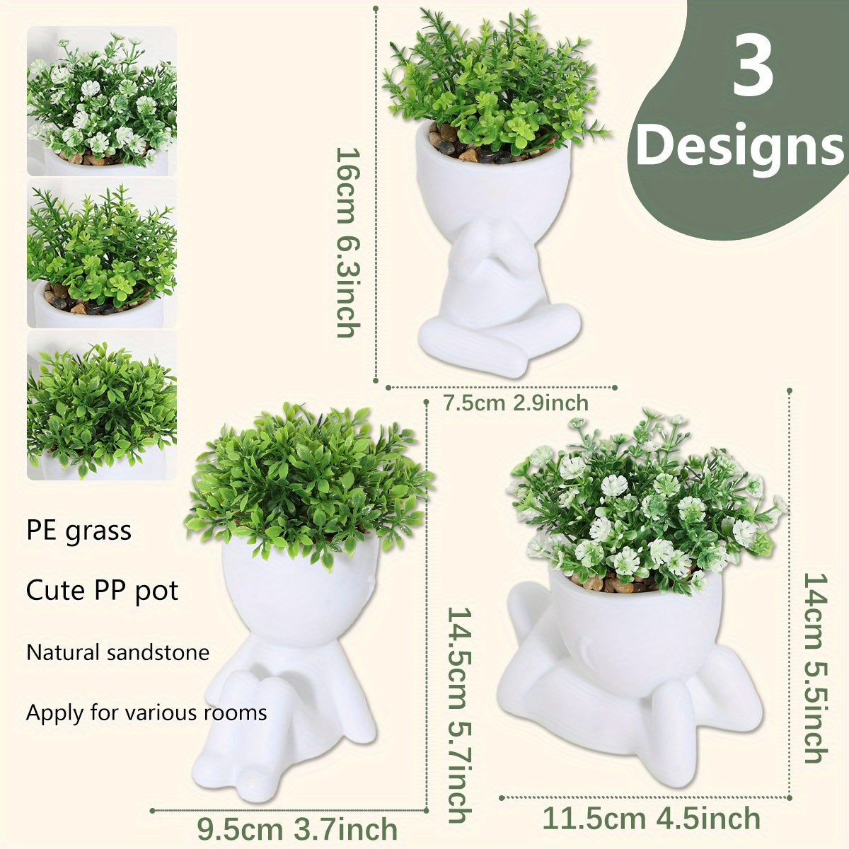 1pc Planta artificial de hoja de eucalipto en maceta, decoración de mesa de follaje de plumeria falsa, acento floral blanco, estilo INS, blanco y verde, material duradero de PP y PE, perfecto para entrada de casa, comedor, sala de estar, dormitorio, jard