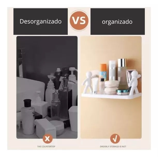 Estante Organizador Para Bano Adhesivo