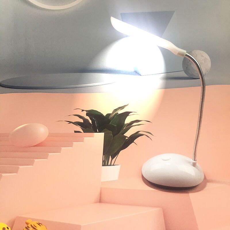 Lámpara de escritorio LED portátil plegable, 4 colores, para cuidado de la vista, estudio y lectura, con batería