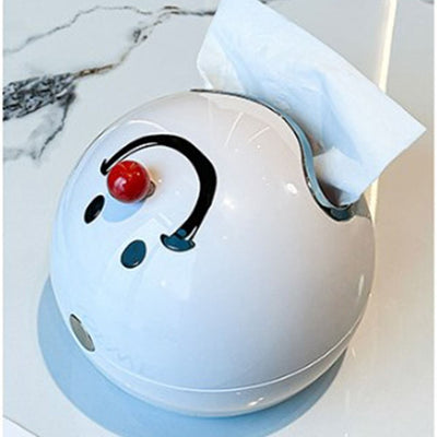 Contenedor Creativo para Papel Higiénico Montado en la Pared, Cubierta de Plástico Conveniente y Decorativa con Ojos, Soporte para Rollo de Papel Higiénico Suministros de Baño