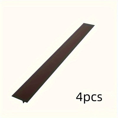Paquete de 4 cubiertas de silicona para espacios de encimera de estufa, resistentes al calor, tiras de relleno de espacios de cocina impermeables, fáciles de limpiar, espaciadores de sellado cortables para estufas y mostradores