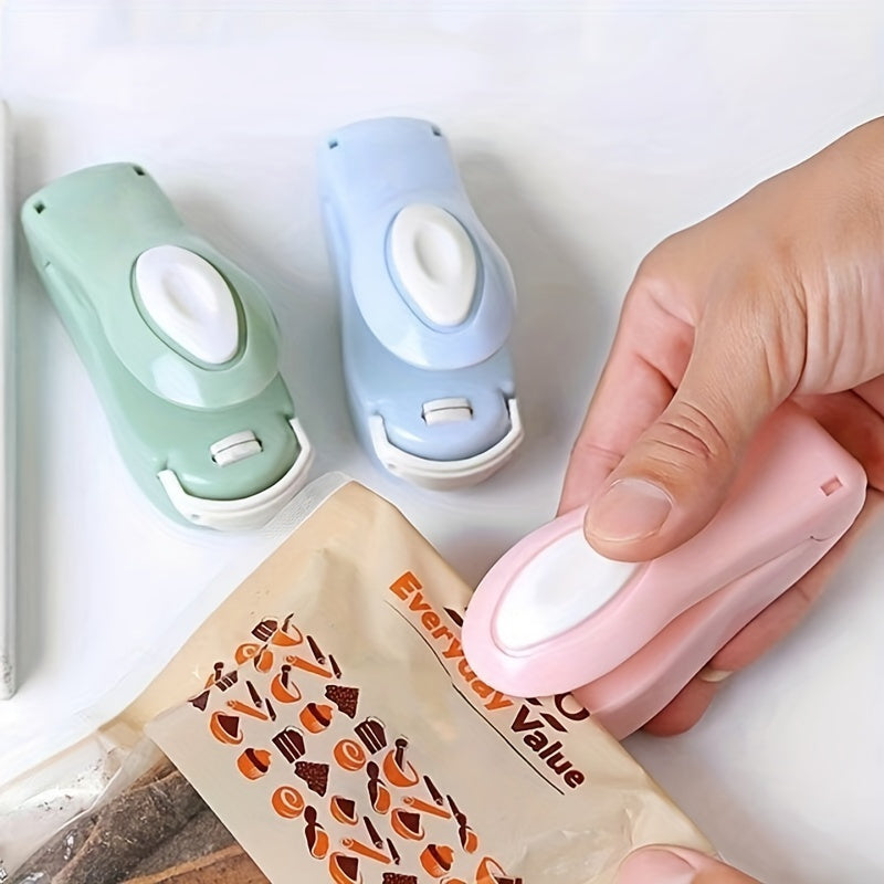 1pc/2pcs Máquina de Sellado Térmico Portátil, Ideal para Bolsas Plásticas y Cierre Hermético - Fácil de Usar, Perfecta para Hogar, Viajes y Oficina (Sin Batería)
