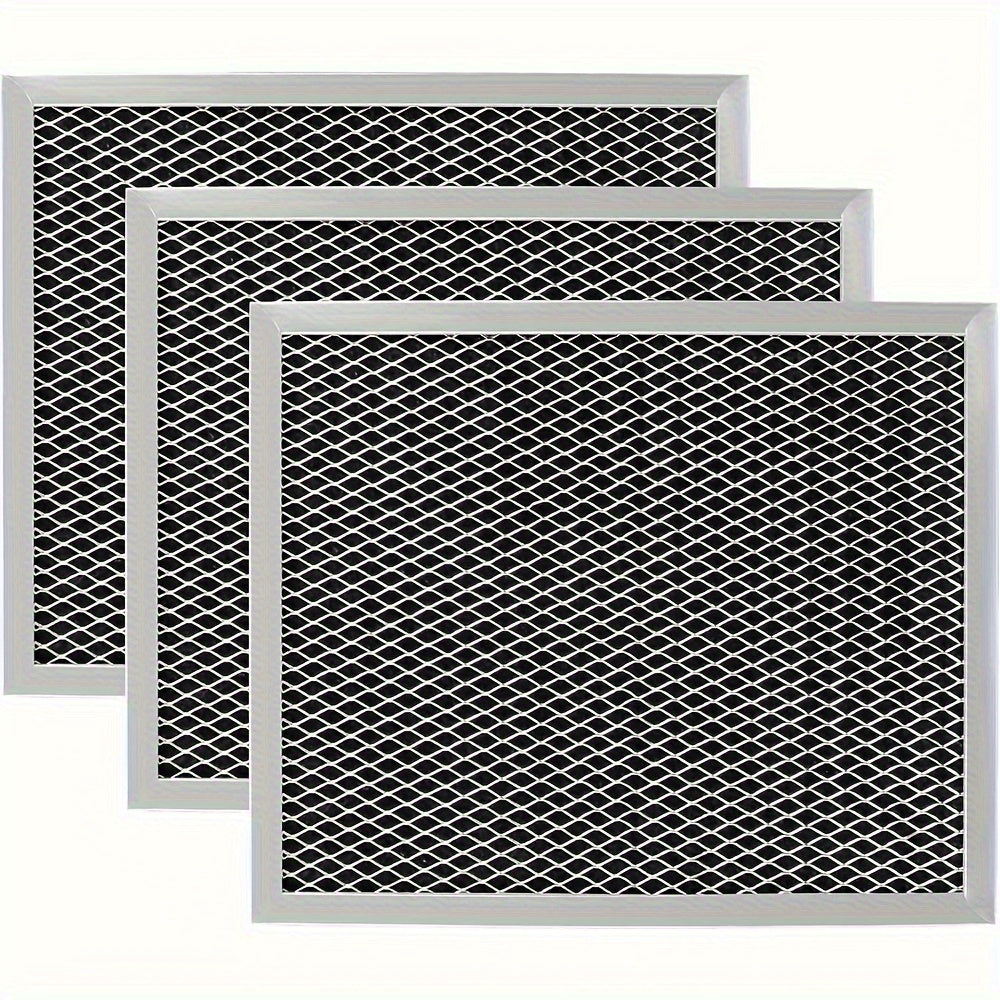 3pcs Filtros para Campana Extractora B-Roan 26.67x22.23cm - Combinación de Malla de Aluminio y Carbón para Ventiladores de Cocina, Reemplaza 6105c 97007697