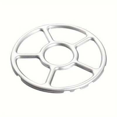 1pc Soporte de Anillo de Quemador de Estufa de Gas de Acero Inoxidable, Soporte Antideslizante para Olla de Leche, Rejilla Auxiliar de Cocina para Cocina de Gas