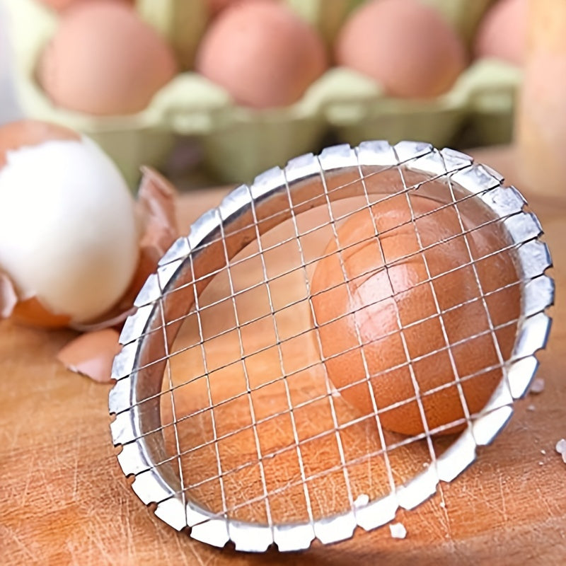 1/2/4 piezas cortador de huevos, para cortar huevos, verduras, etc., cortador de acero inoxidable, cortador de frutas, herramienta pequeña de cocina, ideal para cocinas RV