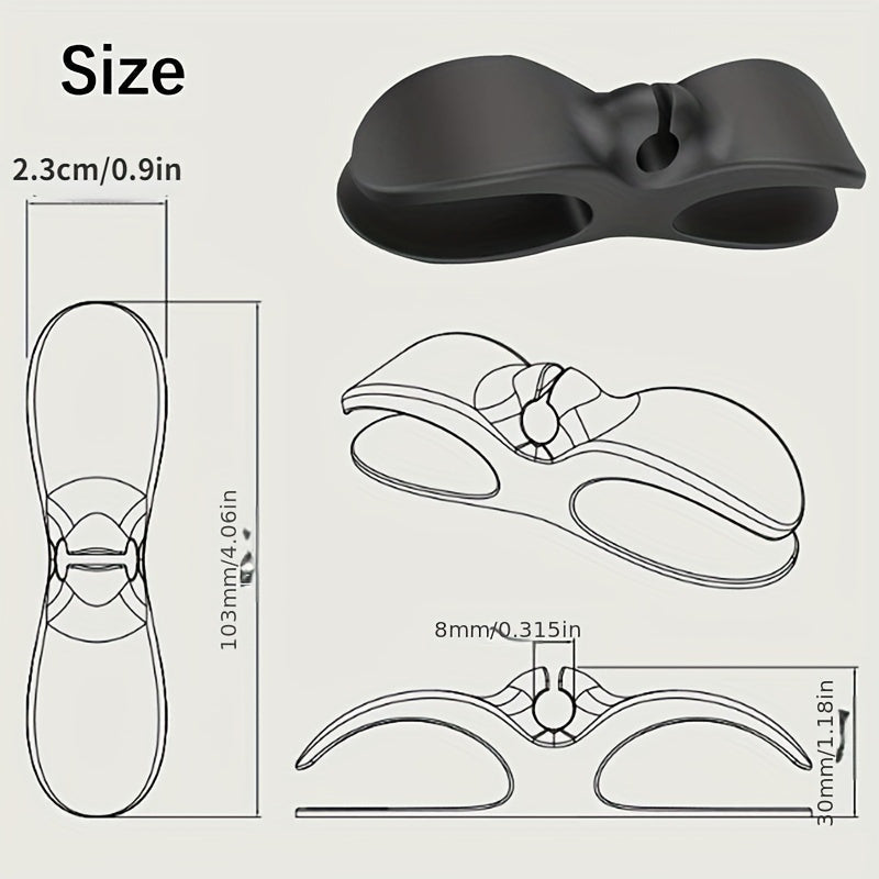 Organizador de cables de plástico mejorado 2025 para electrodomésticos de cocina - Soporte duradero para el manejo de cables, embalaje para freidoras de aire, mezcladores, cafeteras, electrodomésticos de cocina, manejo de cables de electrodomésticos | Or