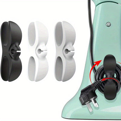 Organizador de cables de plástico mejorado 2025 para electrodomésticos de cocina - Soporte duradero para el manejo de cables, embalaje para freidoras de aire, mezcladores, cafeteras, electrodomésticos de cocina, manejo de cables de electrodomésticos | Or