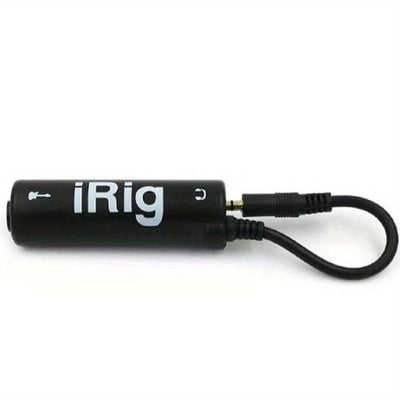 1pc Interfaz de guitarra para teléfono - Convertidor I-Rig para grabación de audio de alta calidad y afinación - Accesorios esenciales para la guitarra