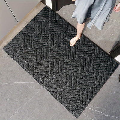 1pc Alfombrilla de Goma para Puerta, Alfombrilla para Hogar, Alfombrilla Antideslizante para Piso, Alfombrilla de Entrada, Alfombrilla de Foyer
