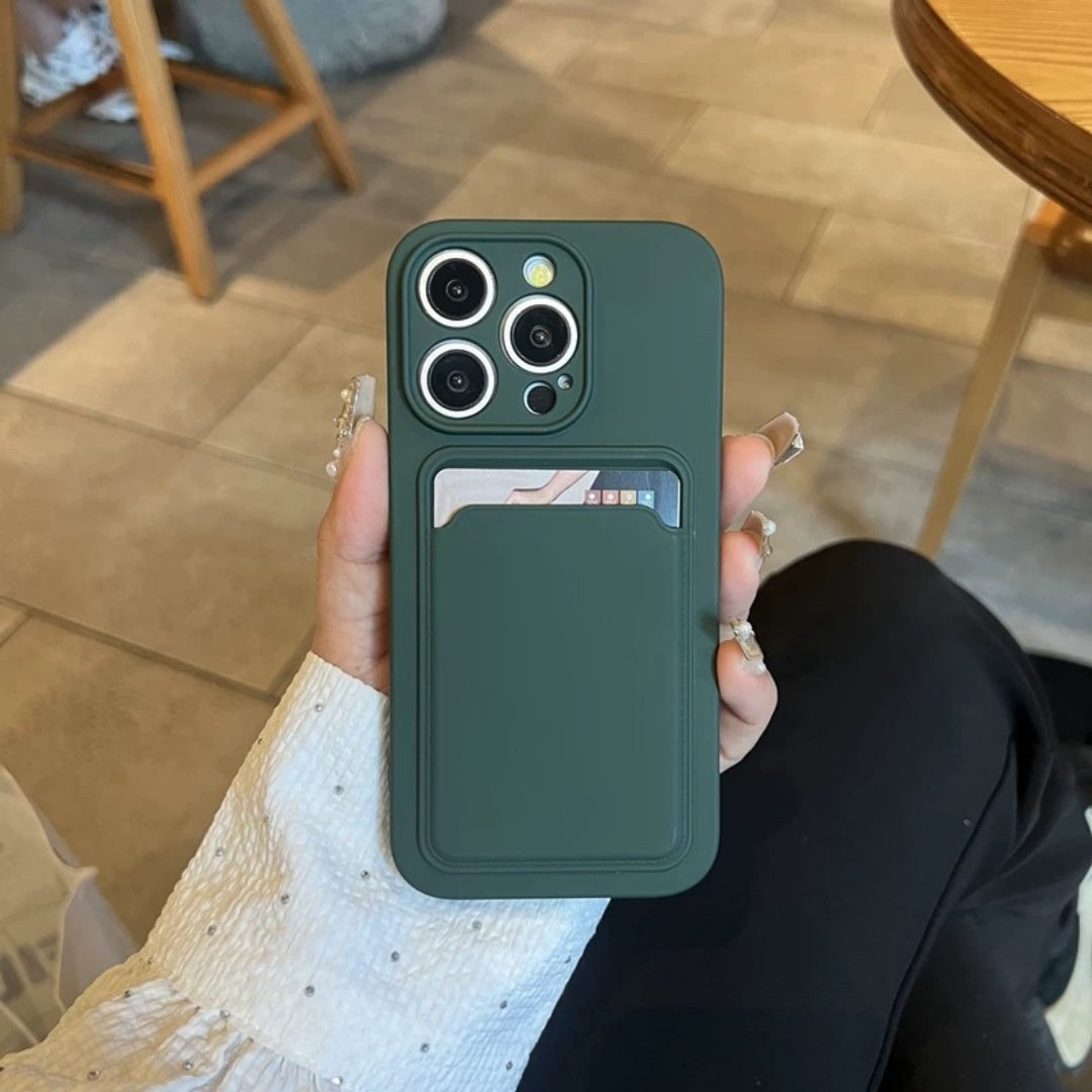 Funda de textura lisa de color sólido para iPhone, protección total contra caídas, compatible con modelos 16, 15, 14, 13, 12, 11, XR, X, 8, 7 Plus y Pro Max