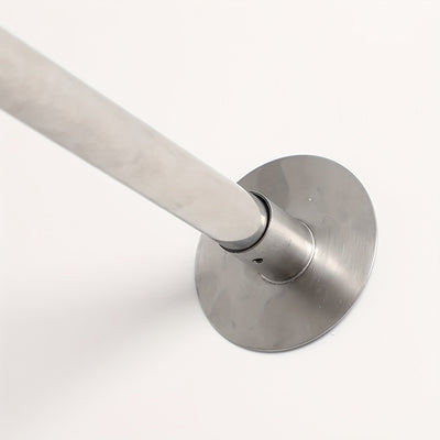 Barra de Cortina para Ducha Ajustable de Acero Inoxidable, Montaje en Pared Sin Taladro, Accesorio Duradero y Elegante con Acabado Brillante, Perfecto para Duchas y Tiendas de Ropa, Regalo Ideal de Año Nuevo, Colgador Versátil, Aspecto Esbelto, Instalaci