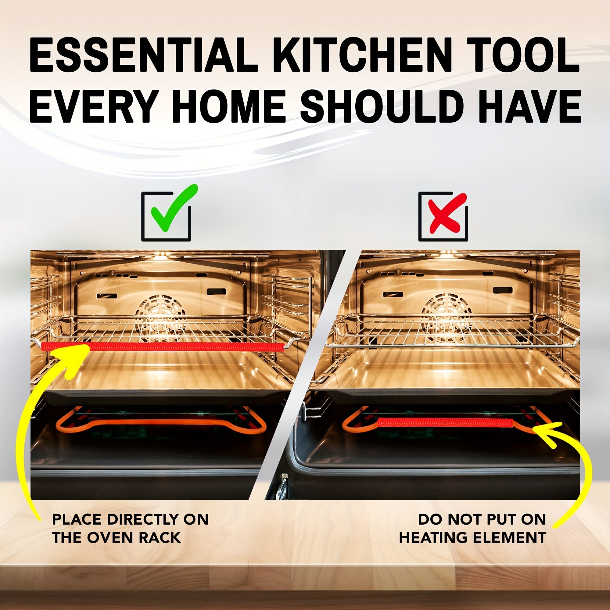 2 paquetes de protectores de bordes de rejilla de horno de silicona - Protectores de estantes de horno resistentes al calor, sin BPA, aptos para alimentos, prevención de quemaduras, herramienta de cocina para la seguridad del horno