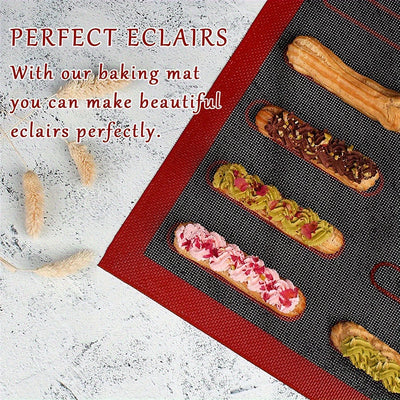 1pc Alfombrilla de silicona para hornear para cocina de RV - Antiadherente, doble cara, forrada de hoja de repostería perforada para hornear pasteles - Duradera, fácil de limpiar, no requiere energía