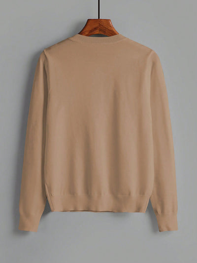Essnce cardigan suelto y casual de mujer de un solo abotonado, de color liso, manga larga, para otono/invierno
