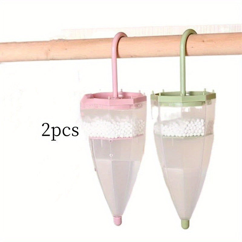 Paraguas de Silicón Colgante Absorbedor de Humedad - Conjunto de 1/2 Pieza, Deshumidificador para Varios Tipos de Habitaciones, Solución de Fresco Aire Pasivo, No Necesita Electricidad