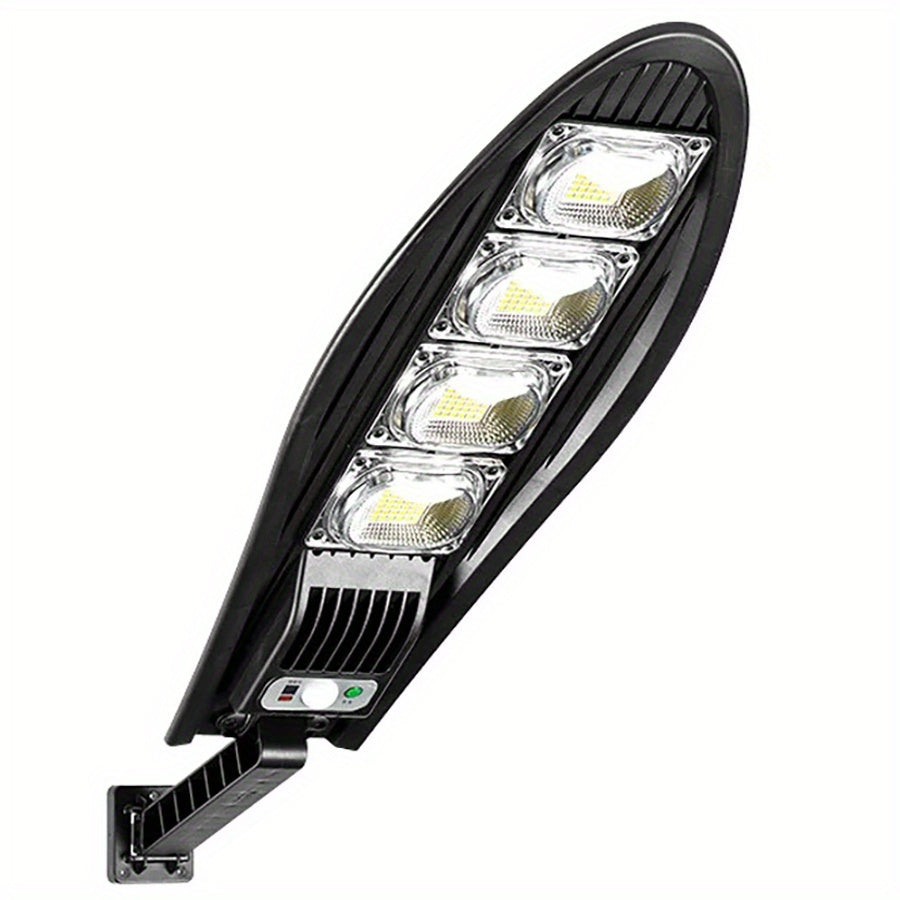 Lámpara solar LED para exteriores con sensor de movimiento ANKRIYUL, luz de seguridad COB para jardín, garaje, patio y área trasera, incluye control remoto