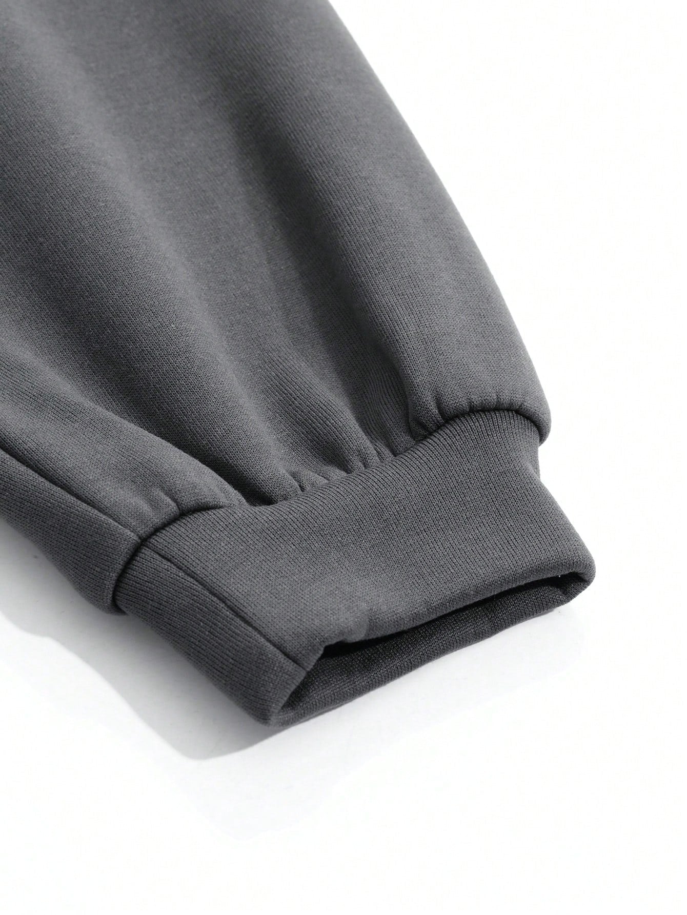 Dazy sudadera con capucha corta de unicolor informal para mujer, de manga larga, para otono/invierno