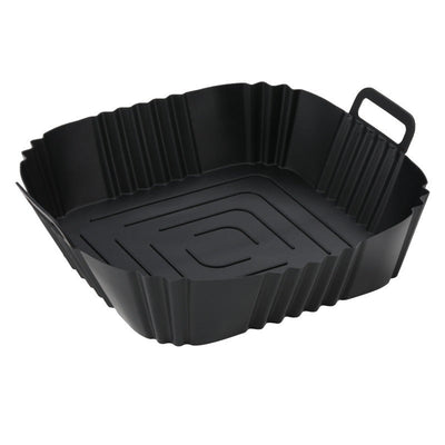 Revestimiento de Silicona Reutilizable para Freidora de Aire de 22.0cm - Perfecto para Pizza, Pollo Frito y Más - Accesorio Duradero para Horno para Cocinar de Forma Saludable