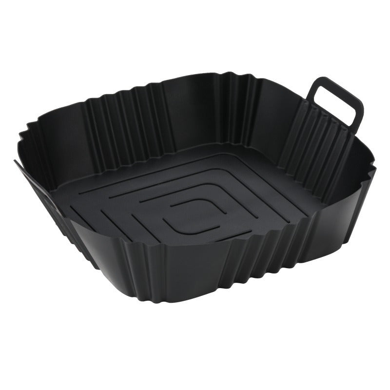 Revestimiento de Silicona Reutilizable para Freidora de Aire de 22.0cm - Perfecto para Pizza, Pollo Frito y Más - Accesorio Duradero para Horno para Cocinar de Forma Saludable